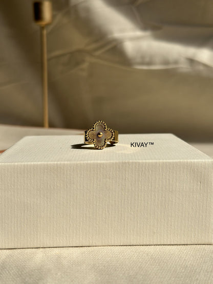 Gold Floral Ring