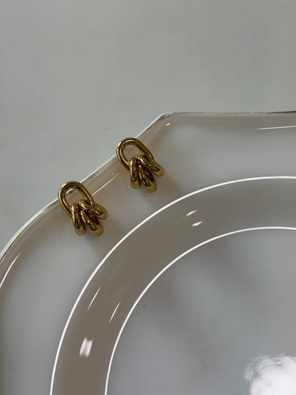 Trio statement earrings