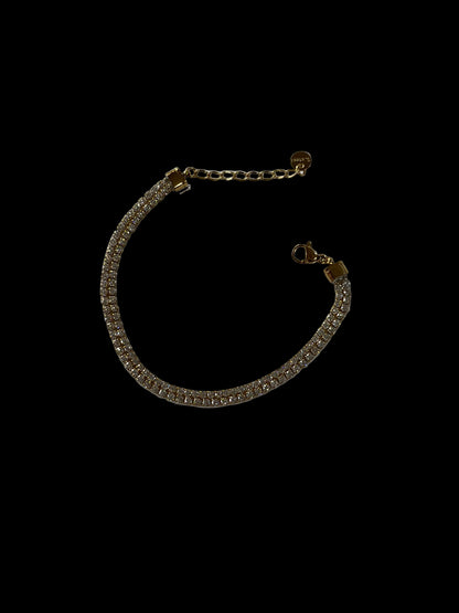 Luxe two layer tennis bracelet
