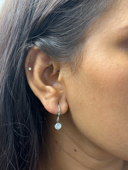 Scarlet drop earring