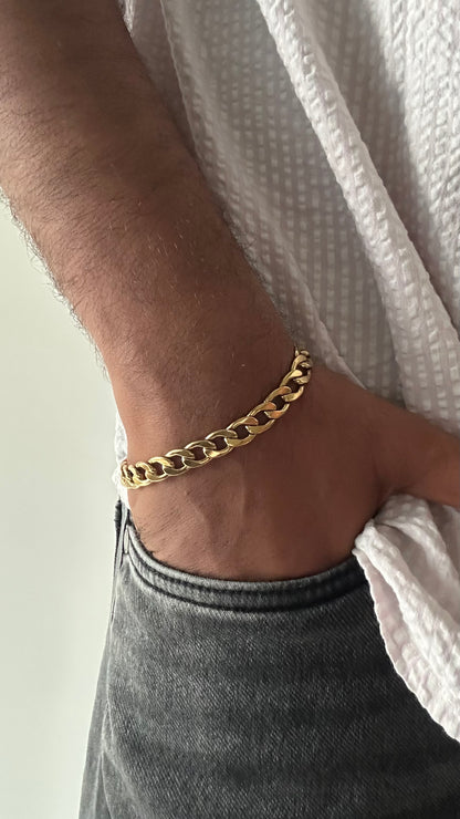 Cuban chain bracelet