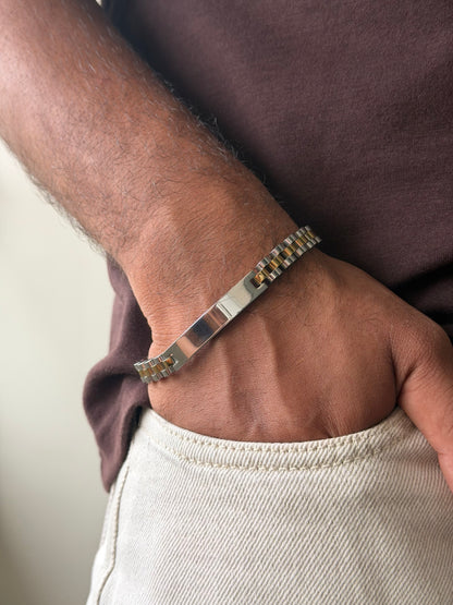 Dualtone chain bracelet