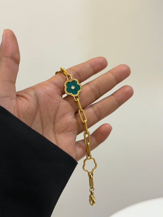 Rome floral chain bracelet