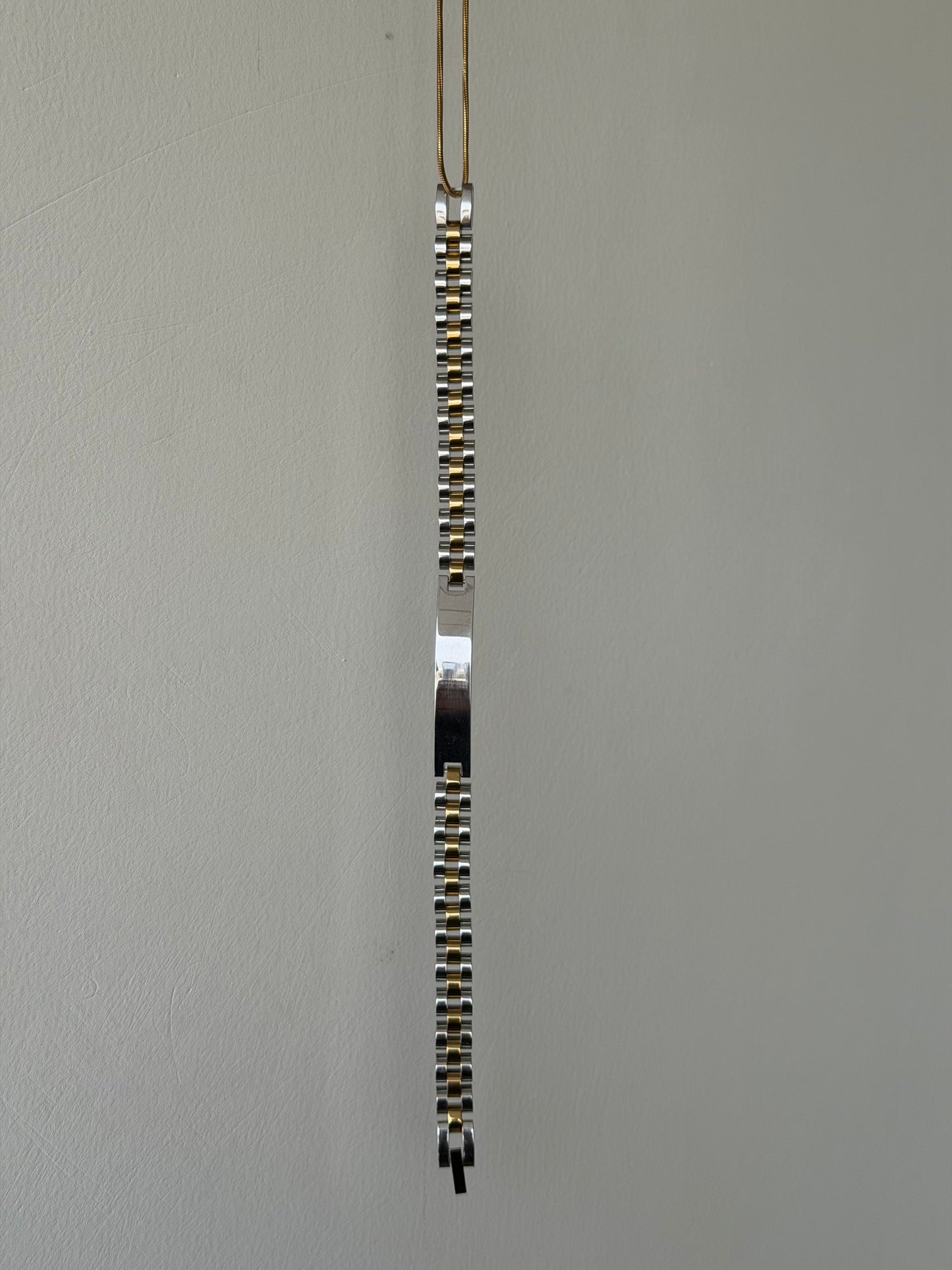 Dualtone chain bracelet