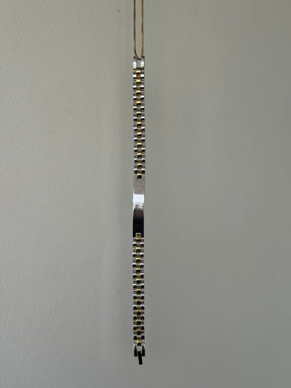 Dualtone chain bracelet