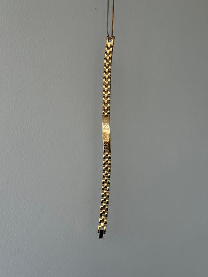 Ram gold bracelet