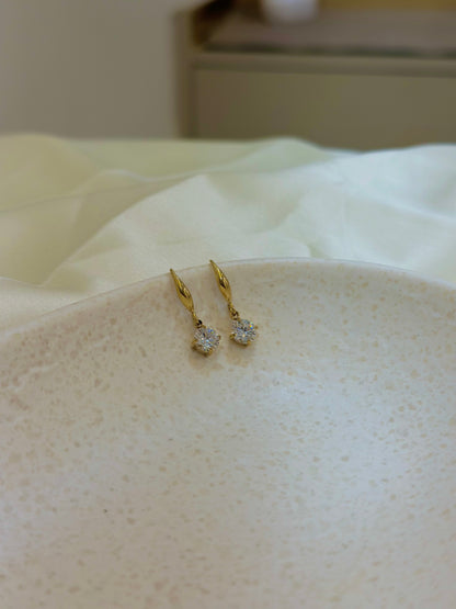 Scarlet drop earring