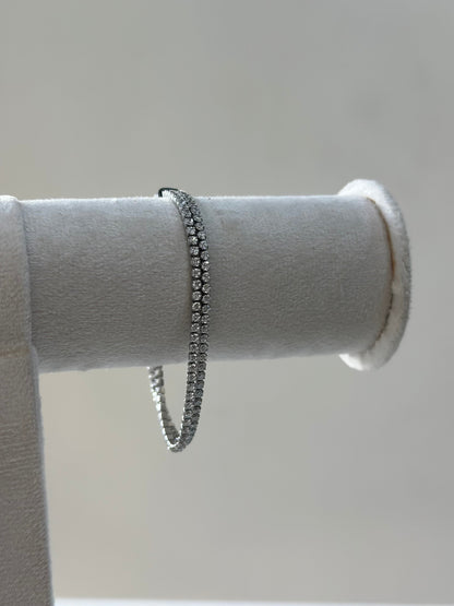 Luxe two layer tennis bracelet