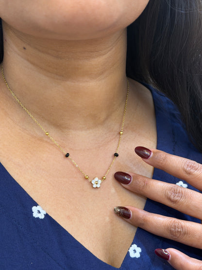 Floral mangalsutra