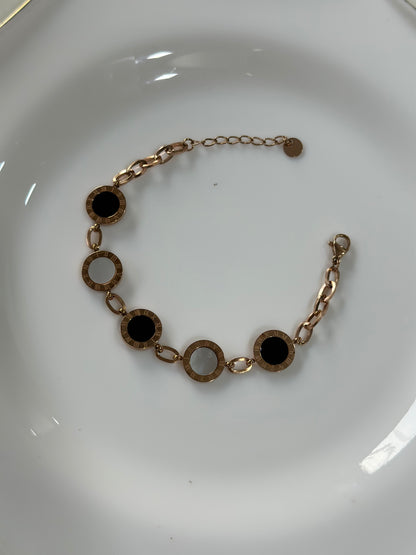 Roman statement bracelet