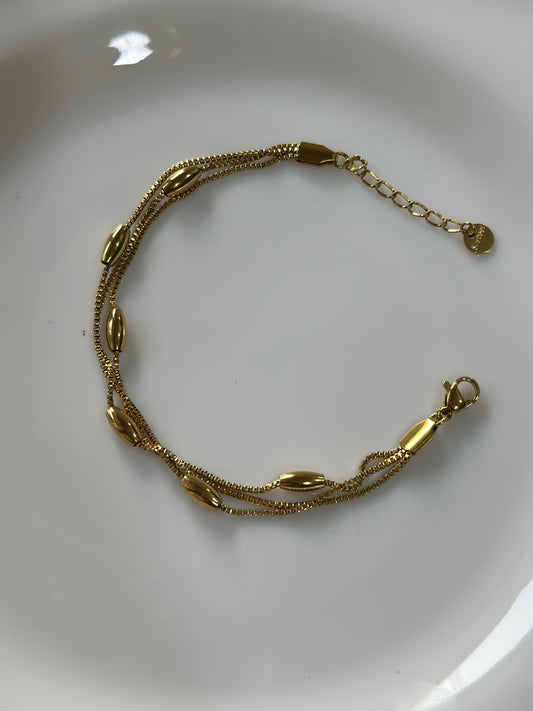 Bare chain bracelet