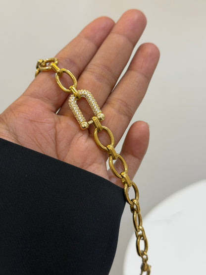Misha statement bracelet