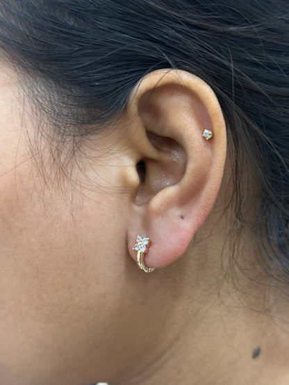 Flora dainty earrings