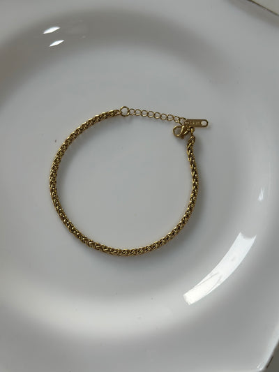 Chunky rope chain bracelet