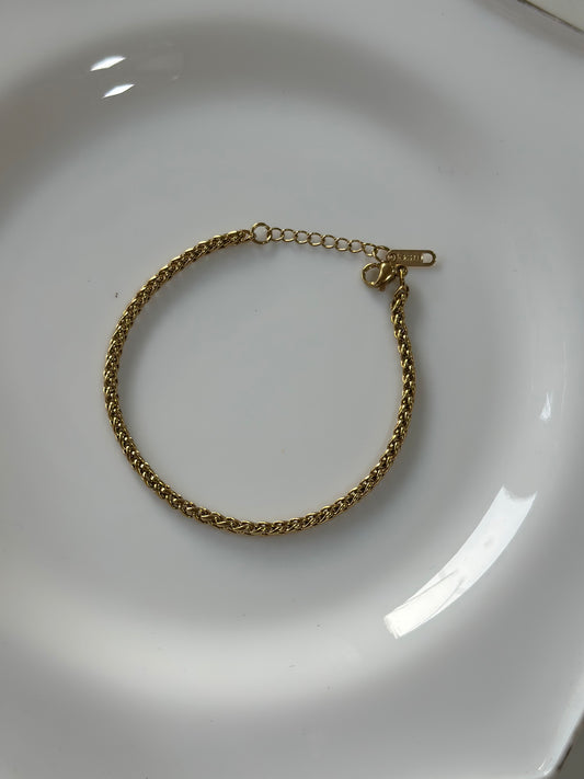Chunky rope chain bracelet