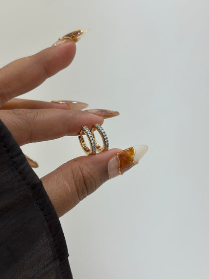 Aurea diamond look earrings