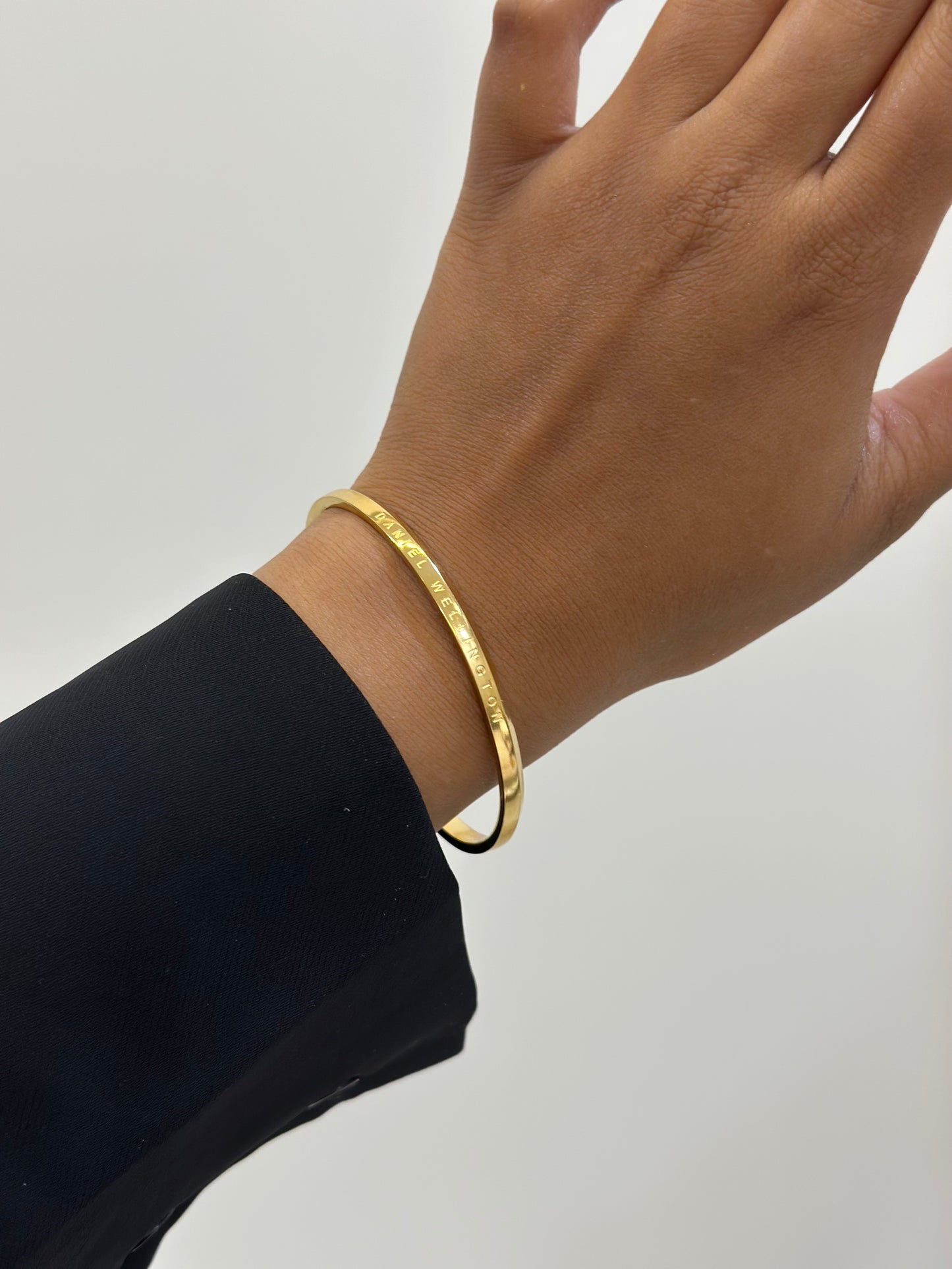 Sleek adjustable band bracelet