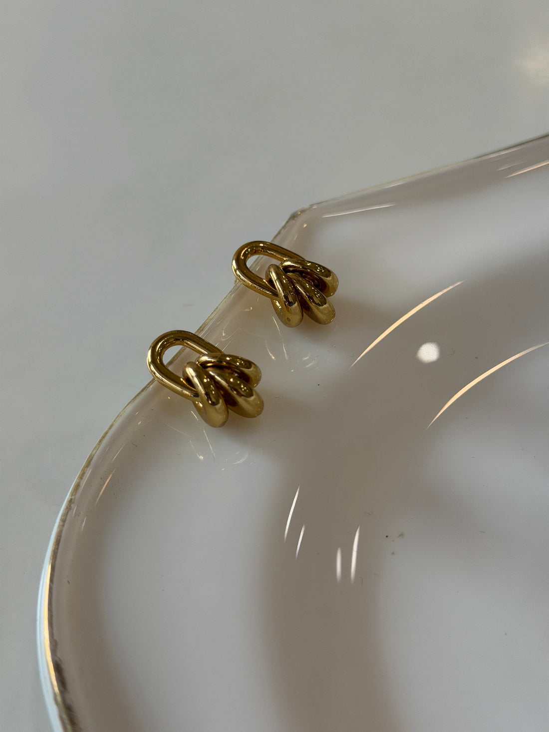 Trio statement earrings