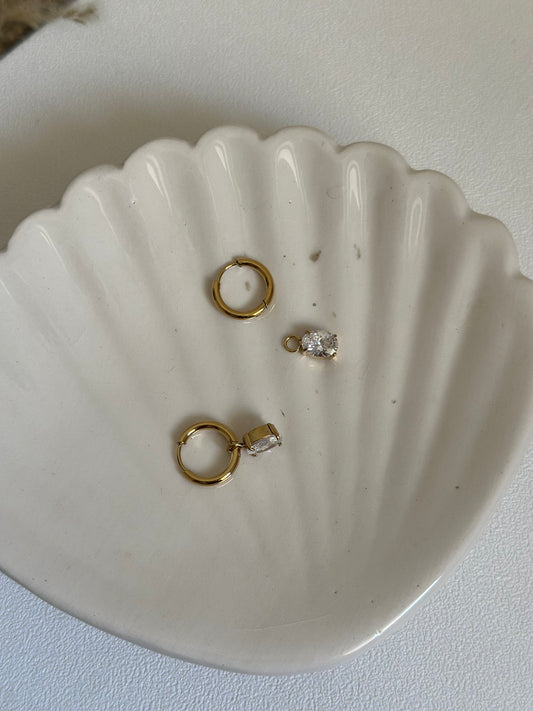 Oliva two way earrings