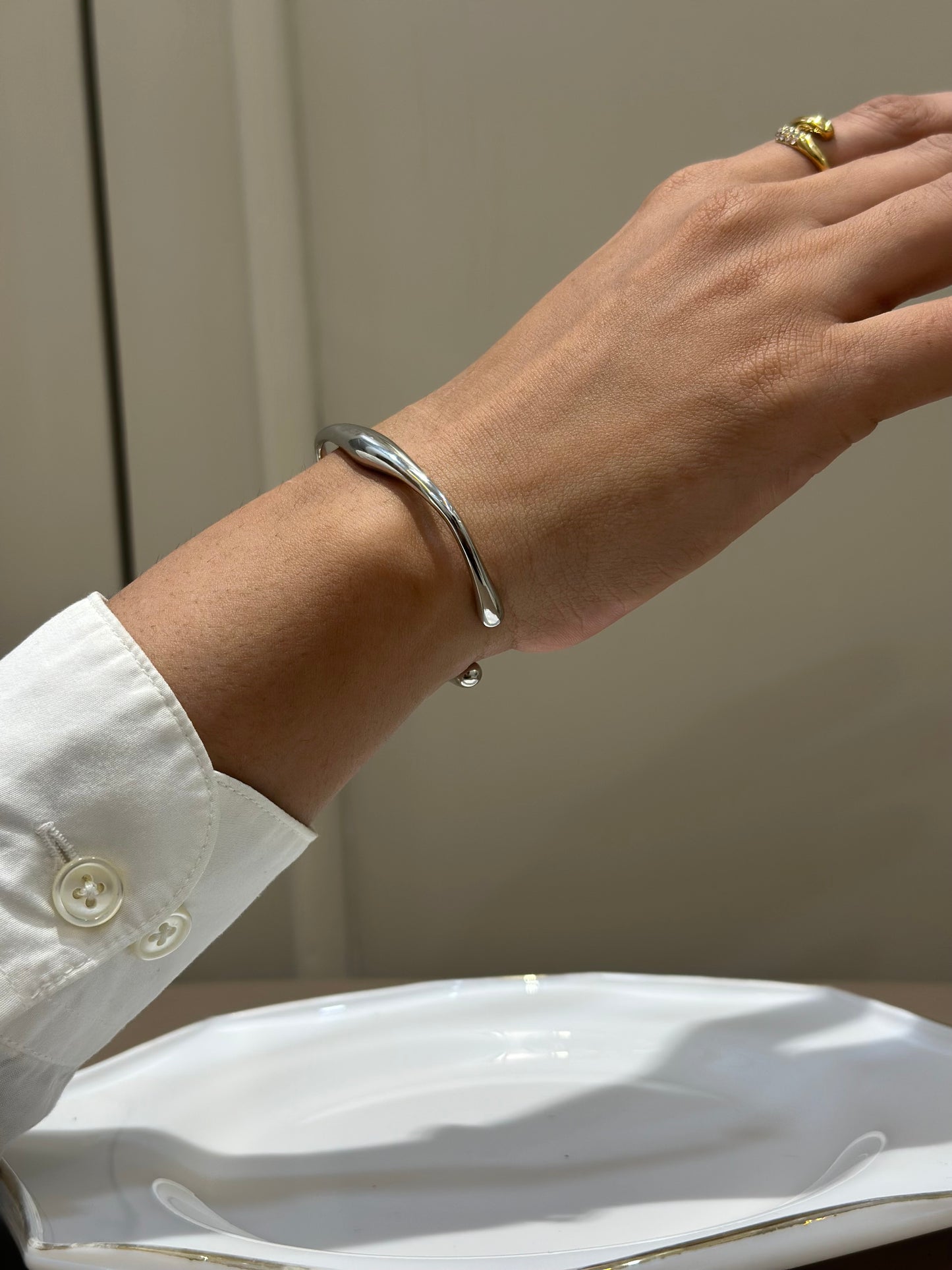 Bare statement adjustable bracelet