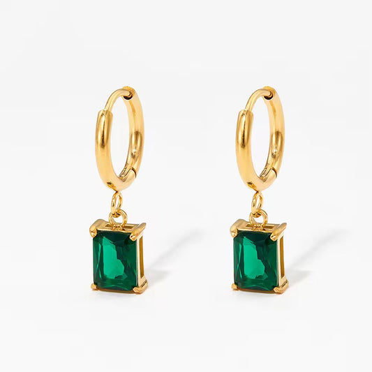Jade earrings