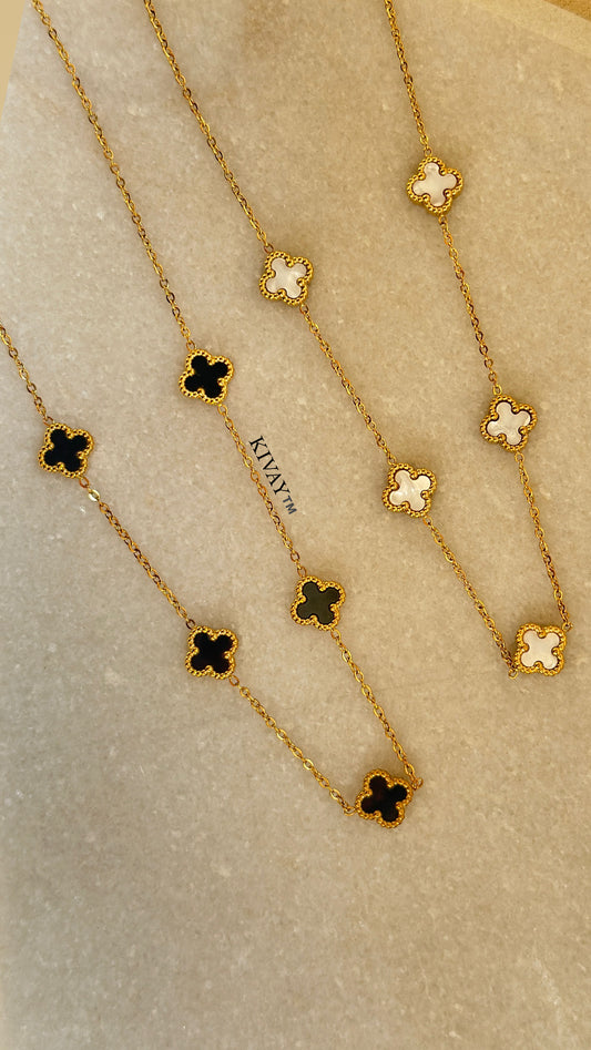 Royal reversible Floral necklace