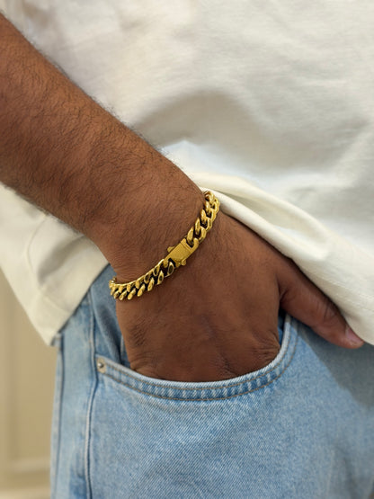 Cuban chain bracelet