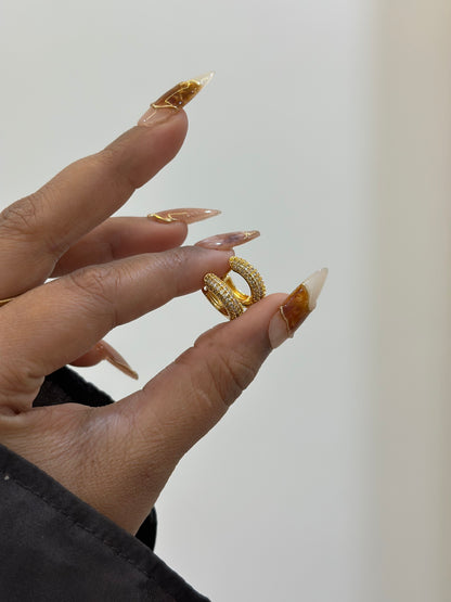 Sonae gold luxe earrings