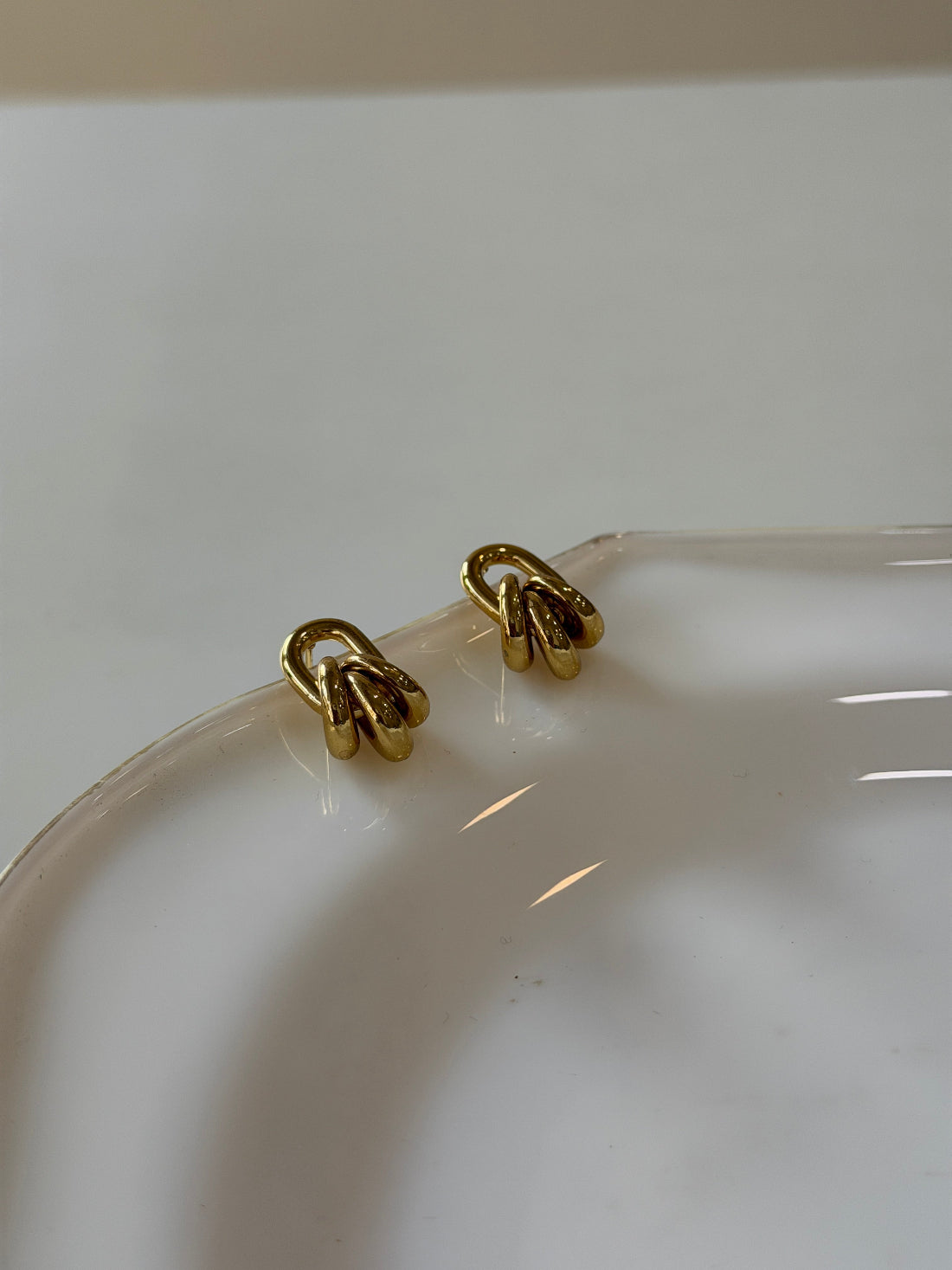 Trio statement earrings