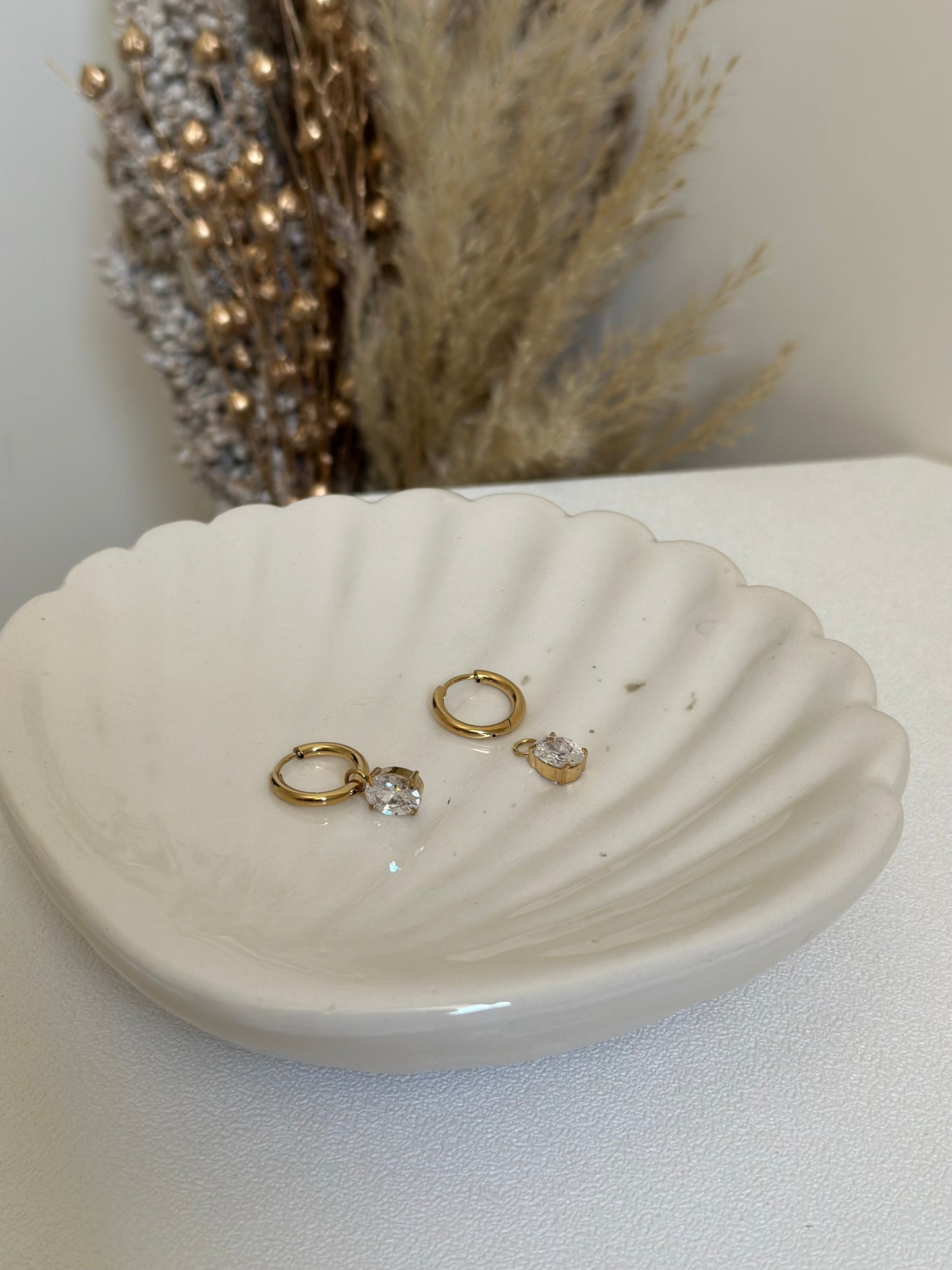 Oliva two way earrings