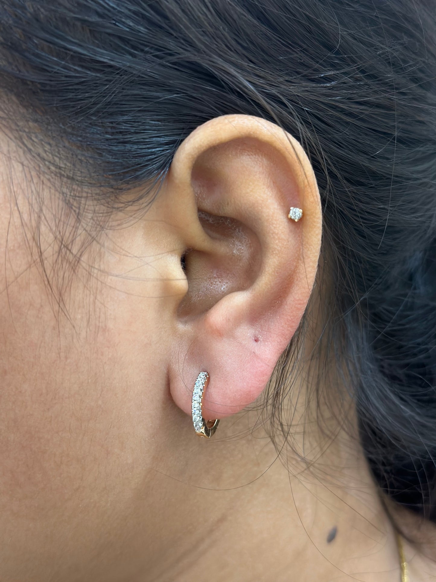 Aurea diamond look earrings