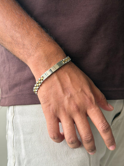 Dualtone chain bracelet