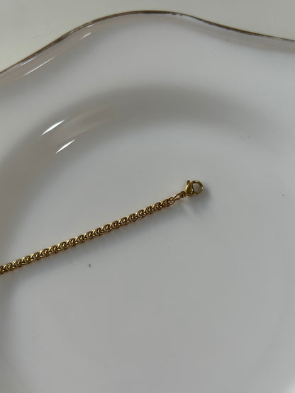 Chunky rope chain bracelet