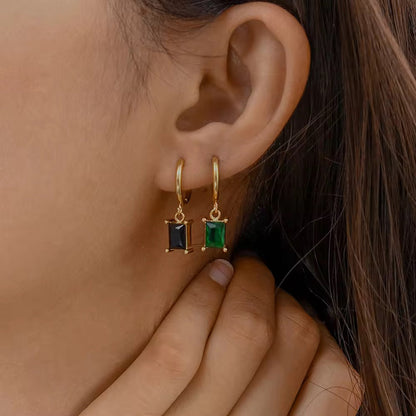 Jade earrings