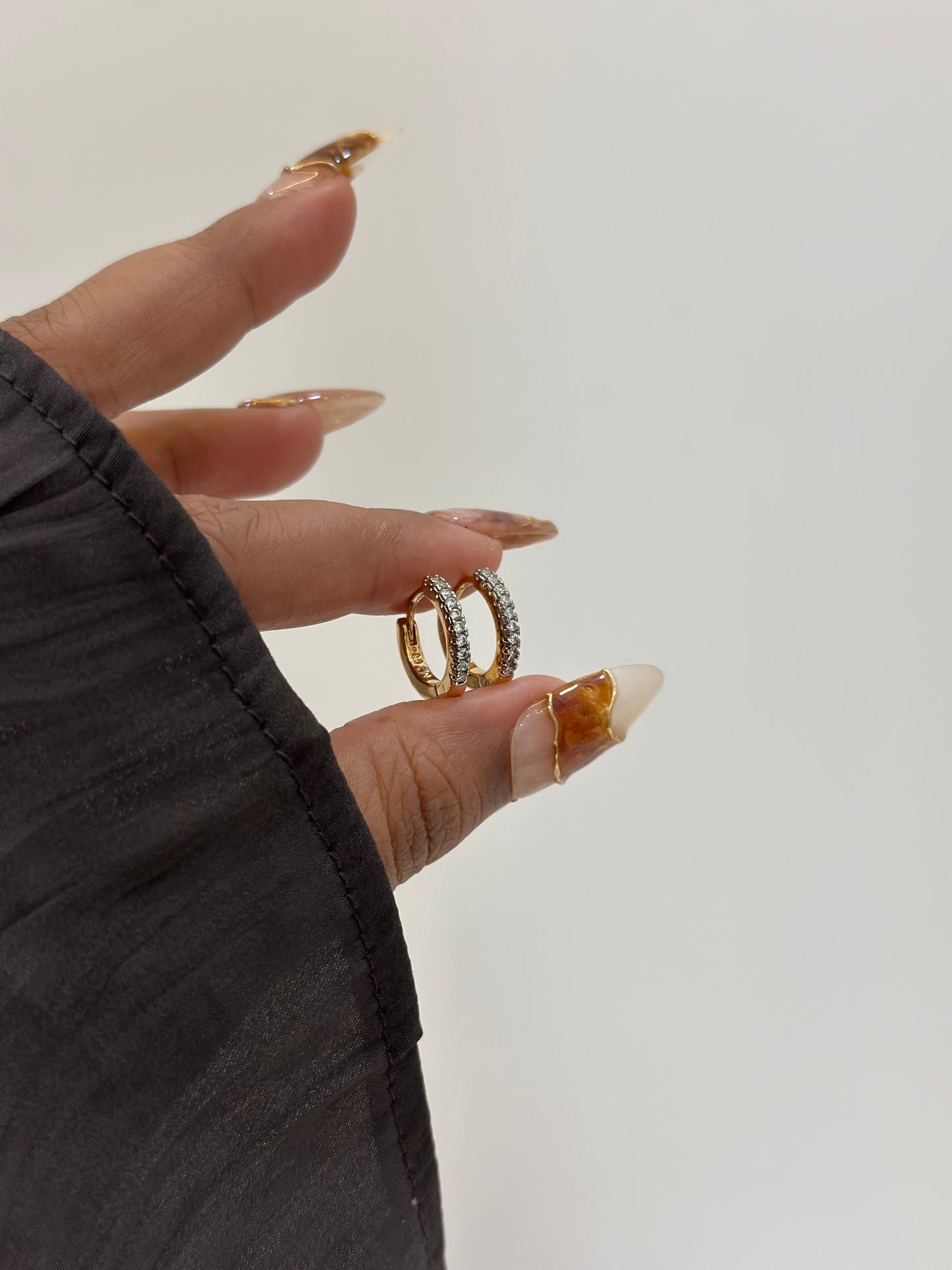 Aurea diamond look earrings