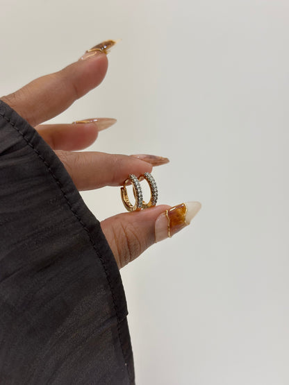 Aurea diamond look earrings