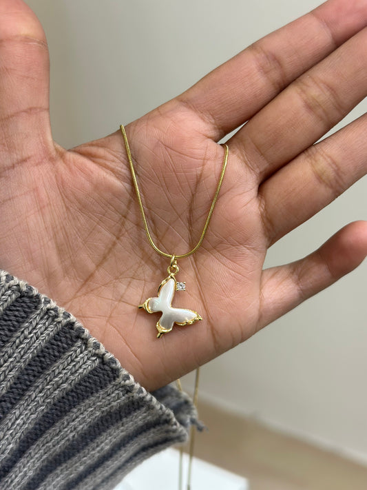 Imara butterfly necklace