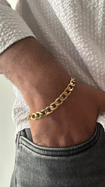 Cuban chain bracelet