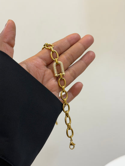 Misha statement bracelet