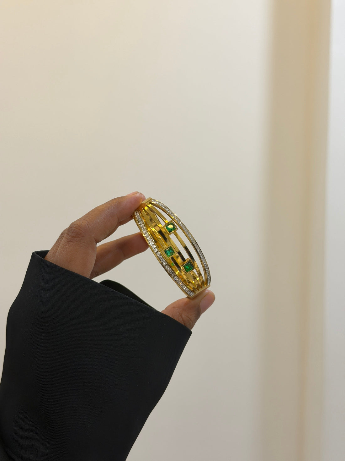 Julia emerald small size bracelet