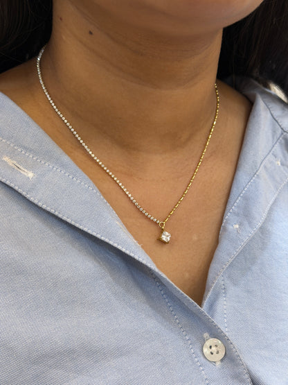 Noha solitaire necklace