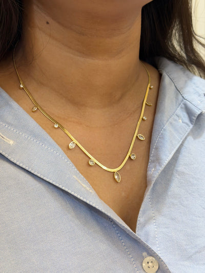 Luxe arya statement necklace