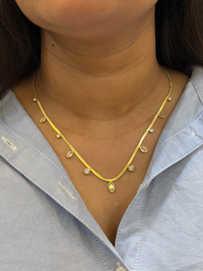 Luxe arya statement necklace