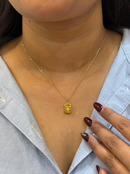 Starlight minimal chain necklace