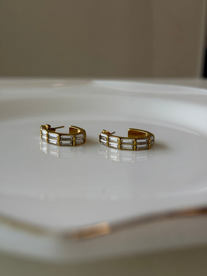 Luxe eva studded earrings