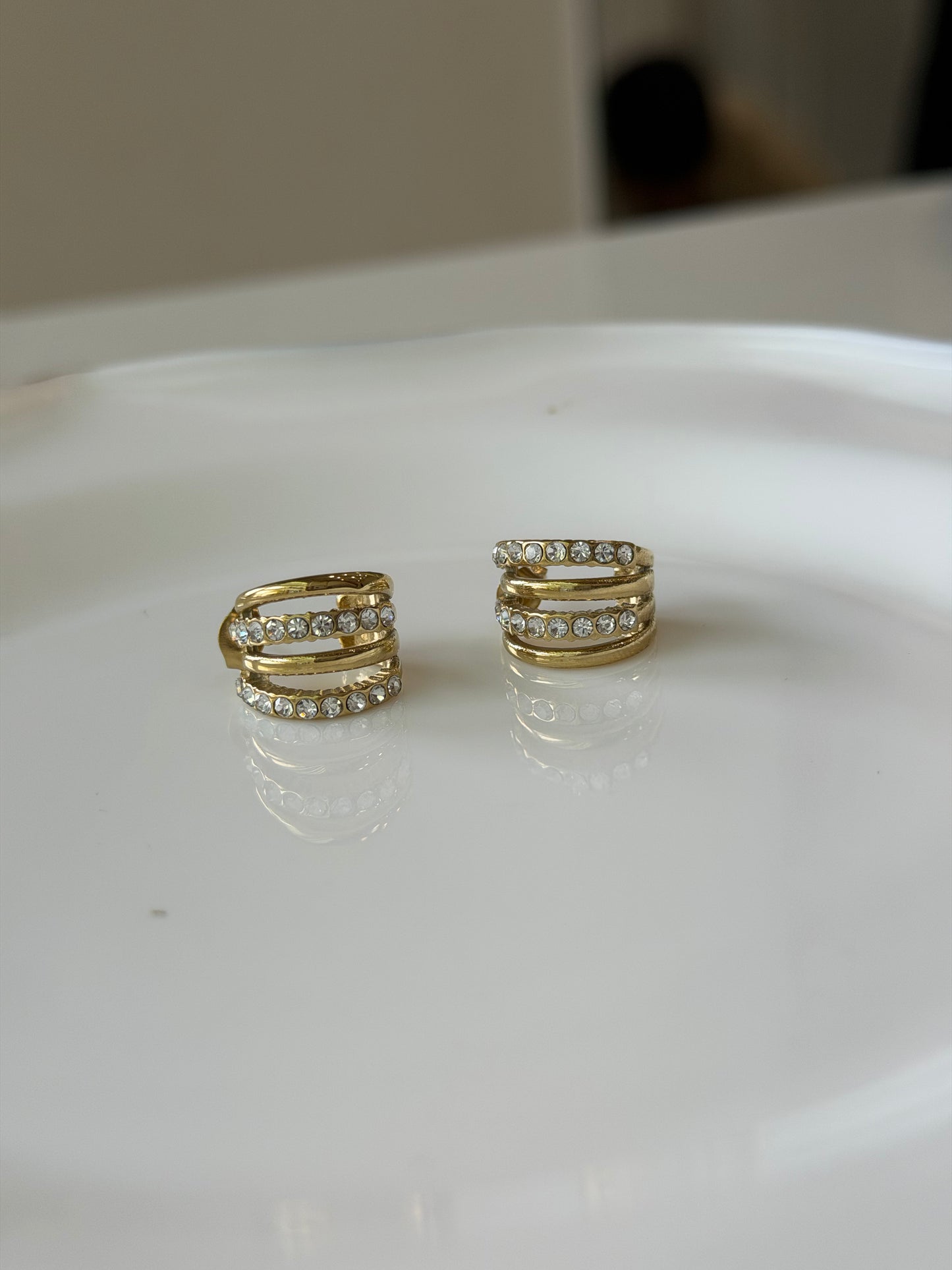 Mae luxe multipiercing look earrings