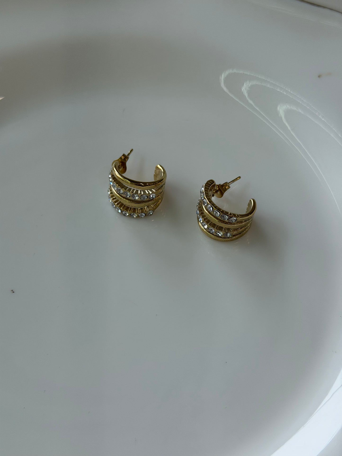 Mae luxe multipiercing look earrings