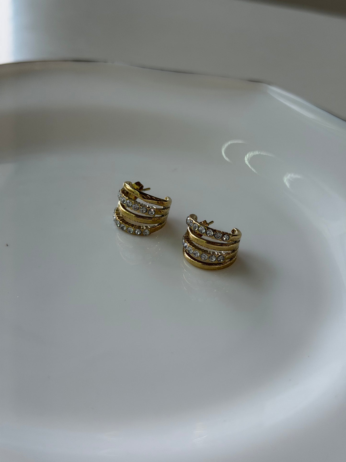 Mae luxe multipiercing look earrings