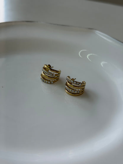 Mae luxe multipiercing look earrings