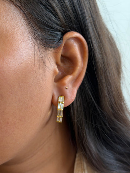 Luxe eva studded earrings
